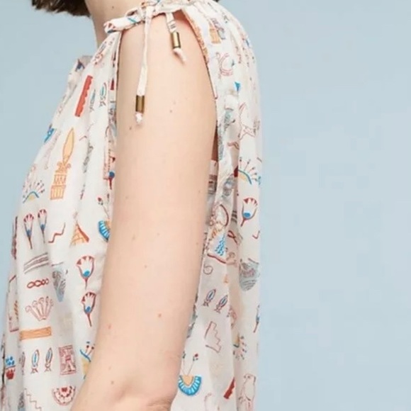 Anthropology Danielle Kroll sleeveless button up - Picture 4 of 5